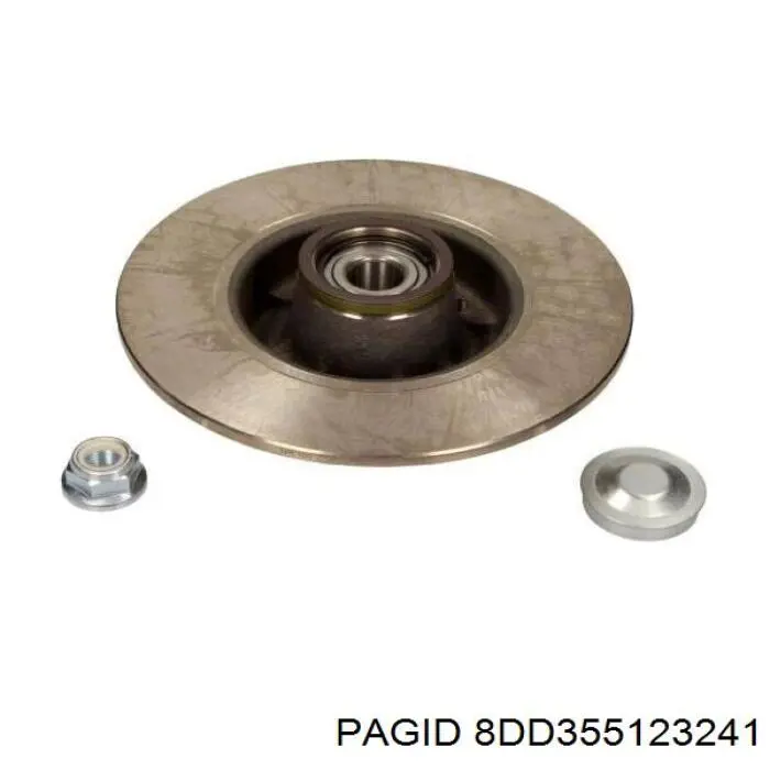 Disco de freno trasero Alfa Romeo 33 905