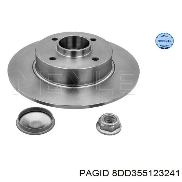 Disco de freno trasero Alfa Romeo 33 905