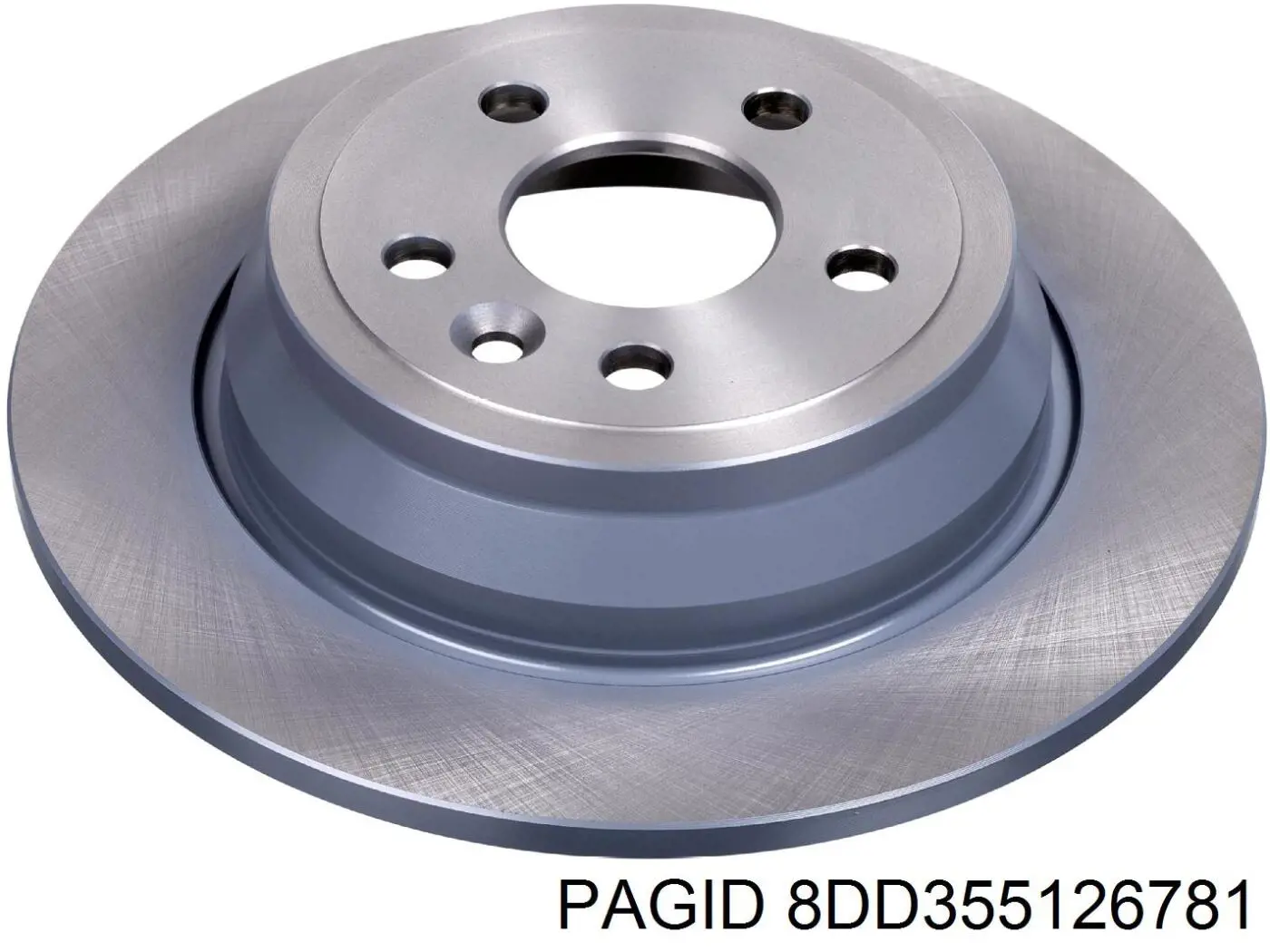 8DD 355 126-781 HELLA-PAGID disco de freno trasero