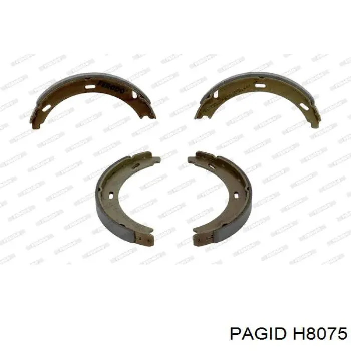 Juego de zapatas de frenos, freno de estacionamiento Mercedes E C124