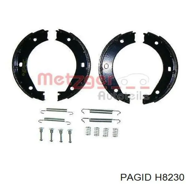 Juego de zapatas de frenos, freno de estacionamiento BMW 5 E28