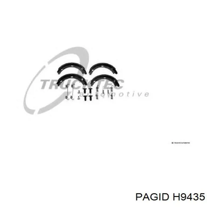 Juego de zapatas de frenos, freno de estacionamiento Mercedes E C124