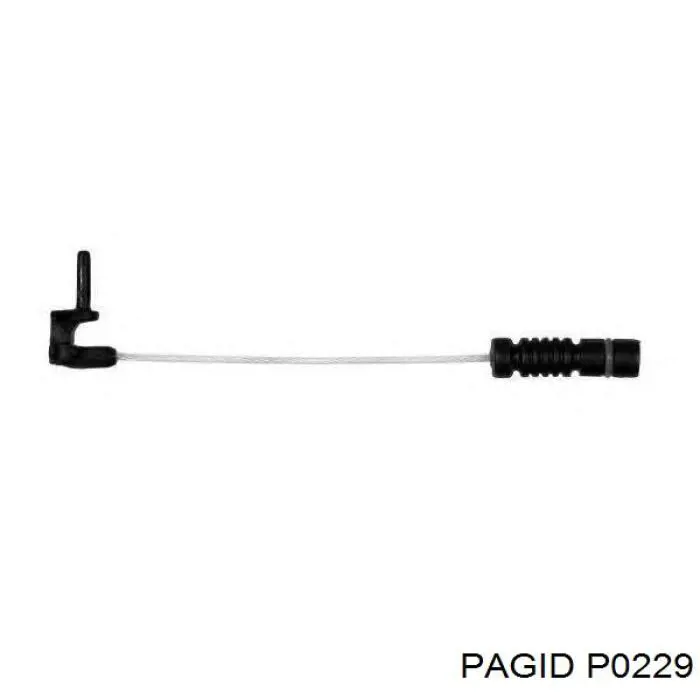 Sensor de desgaste de las pastillas de freno delanteras HELLA-PAGID P0229