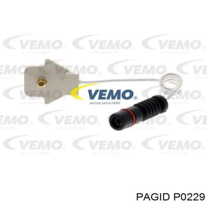 Sensor de desgaste de las pastillas de freno delanteras HELLA-PAGID P0229 precio, desde 2,45 EUR