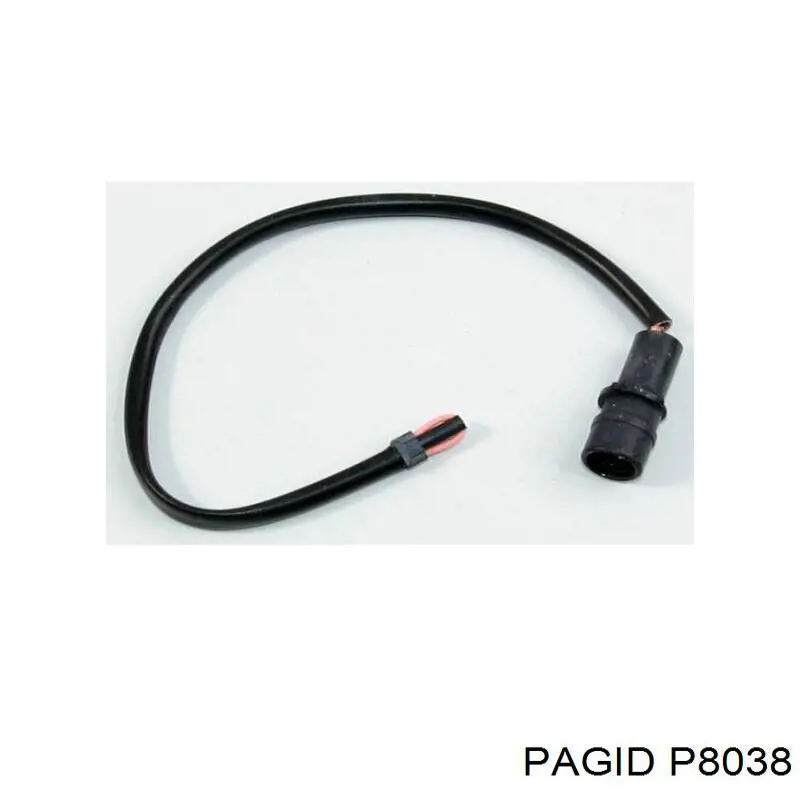 Sensor de desgaste de las pastillas de freno delanteras P8038 HELLA-PAGID