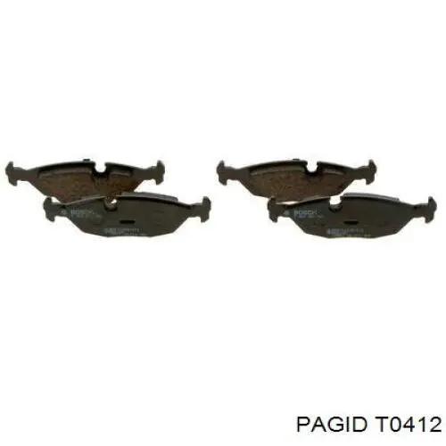 Pastillas de freno traseras BMW 5 E28