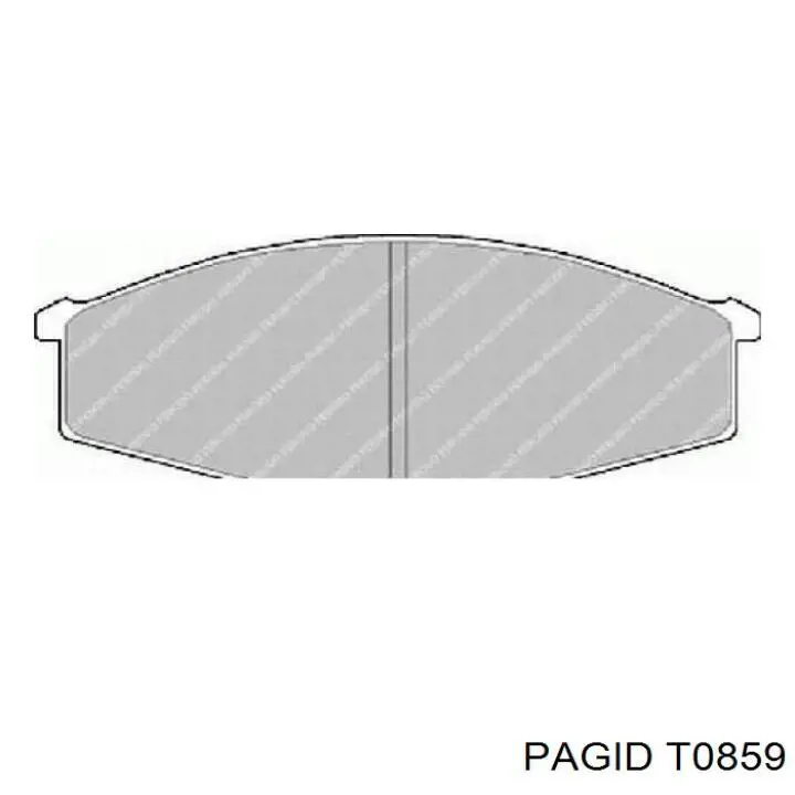 Pastillas de freno delanteras Nissan Patrol Y60