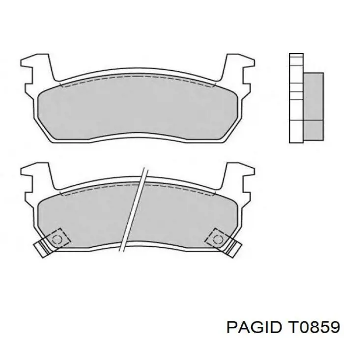 Pastillas de freno delanteras Nissan Patrol Y60