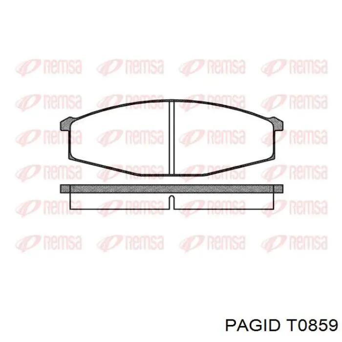 Pastillas de freno delanteras Nissan Patrol Y60