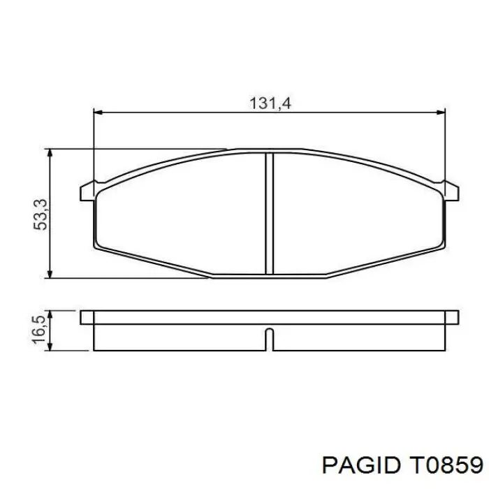 Pastillas de freno delanteras Nissan Patrol Y60