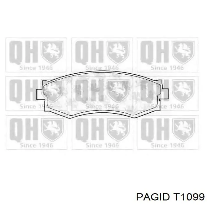Pastillas de freno delanteras Alfa Romeo 156 932