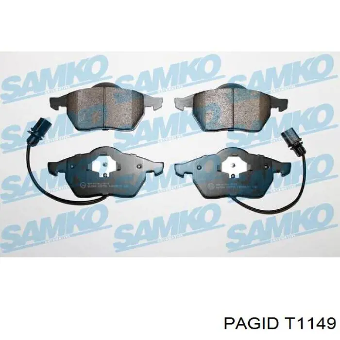 Pastillas de freno delanteras Audi A6 4F2