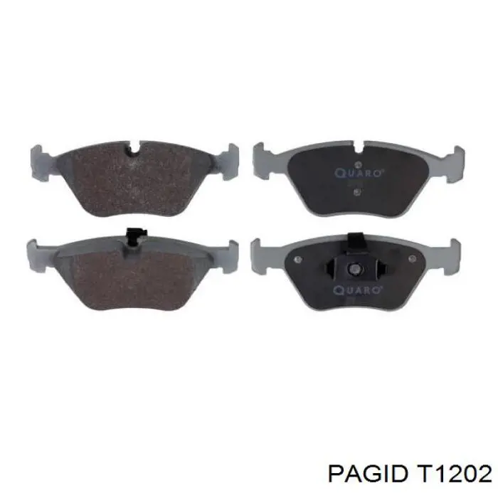 Pastillas de freno delanteras HELLA-PAGID T1202