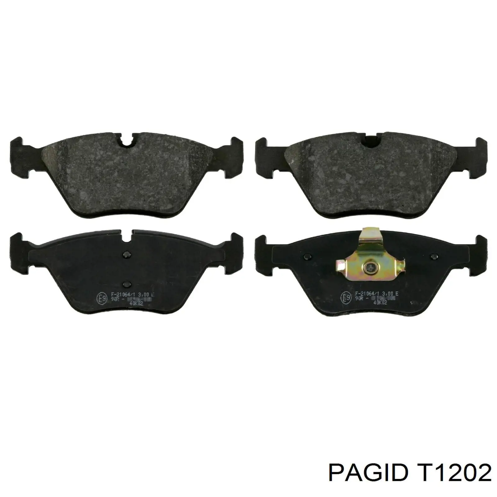 Comprar T1202 HELLA-PAGID Pastillas delanteras de freno