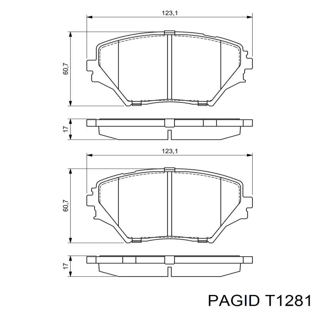 Pastillas de freno delanteras Toyota RAV4 2 XA2
