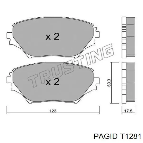 Pastillas de freno delanteras Toyota RAV4 2 XA2