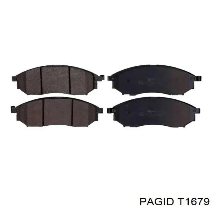 Pastillas de freno delanteras Nissan Navara D40M