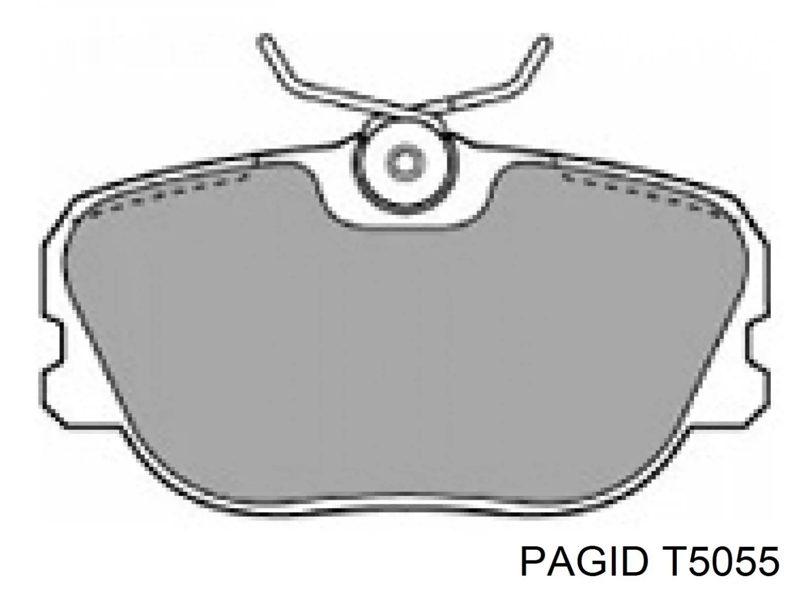 t5055 HELLA-PAGID pastillas de freno delanteras