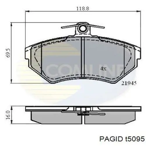 Pastillas de freno delanteras Seat Ibiza 2 6K1
