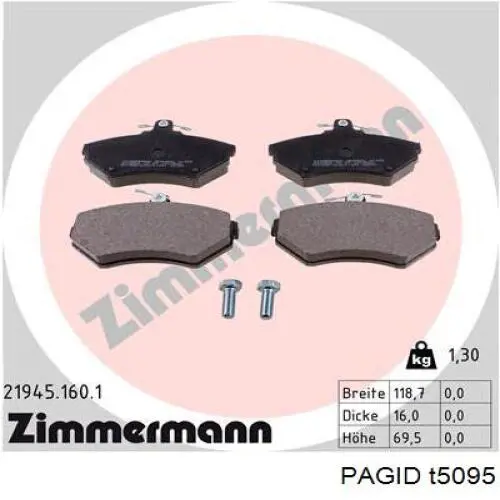 Pastillas de freno delanteras Seat Ibiza 2 6K1