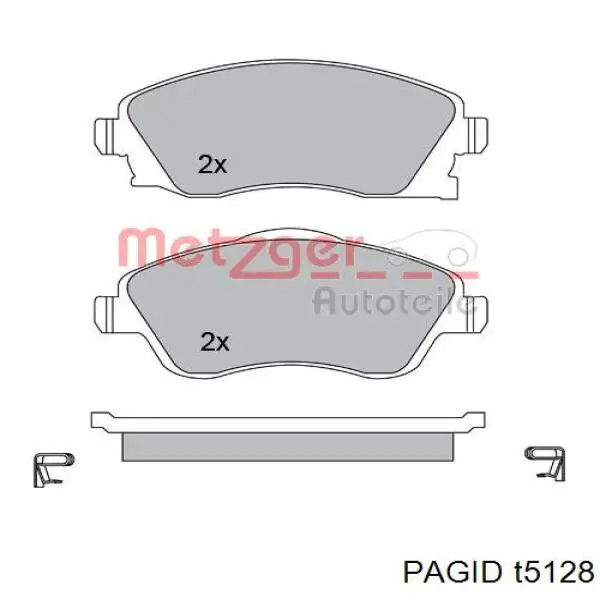 Pastillas de freno delanteras Opel Corsa F08, F68