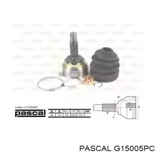 G15005PC Pascal junta homocinética exterior delantera