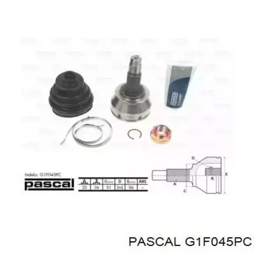 Junta homocinetica G1F045PC Pascal