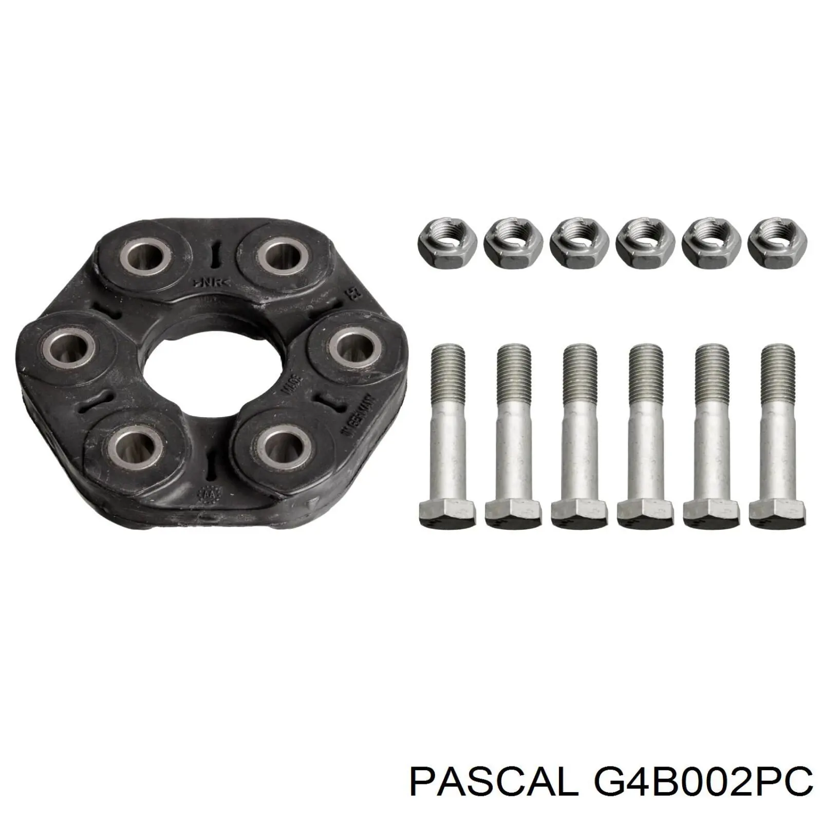 Acoplamiento elástico delantero del cardán G4B002PC Pascal