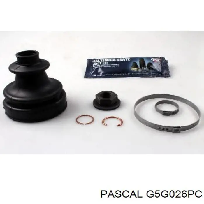 G5G026PC Pascal fuelle, árbol de transmisión delantero exterior