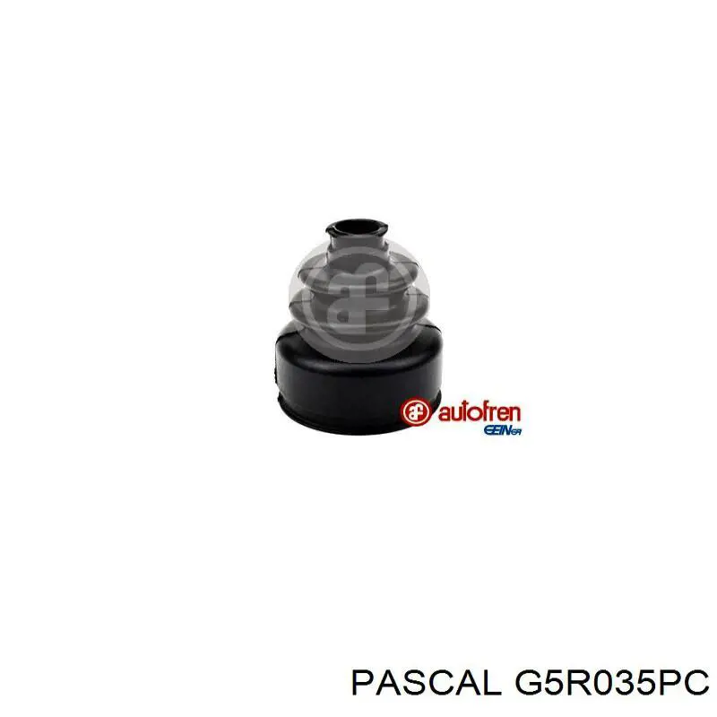 G5R035PC Pascal fuelle, árbol de transmisión delantero exterior