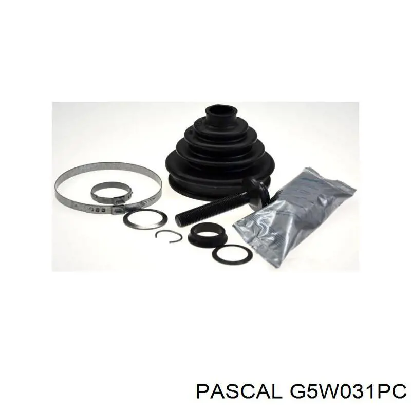 Fuelle exterior del eje de transmisión trasero G5W031PC Pascal
