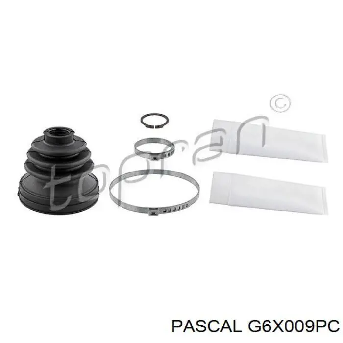 G6X009PC Pascal fuelle, árbol de transmisión delantero interior