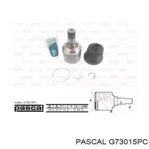 Junta homocinética interna delantera J52020 Tangun