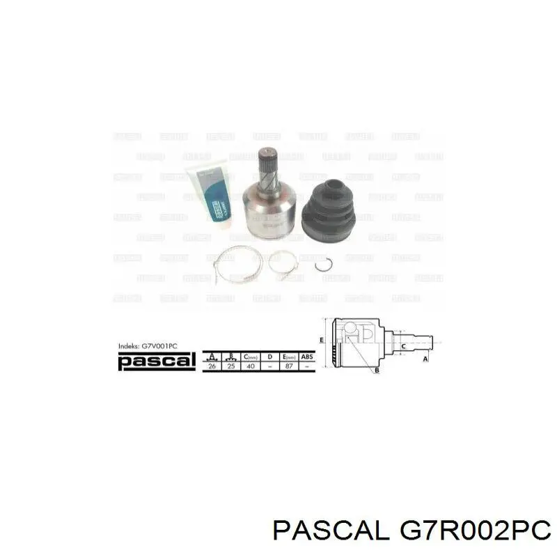 Comprar G7R002PC Pascal Junta homocinética interna delantera derecha