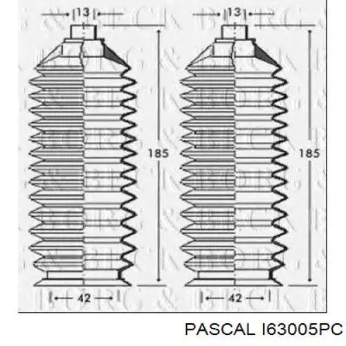 I63005PC Pascal fuelle de dirección