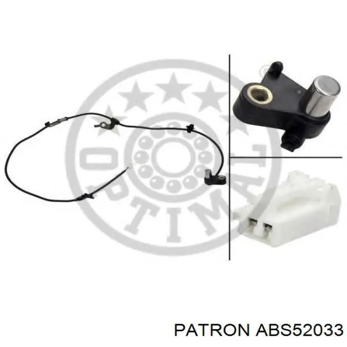 ABS52033 Patron sensor abs delantero izquierdo