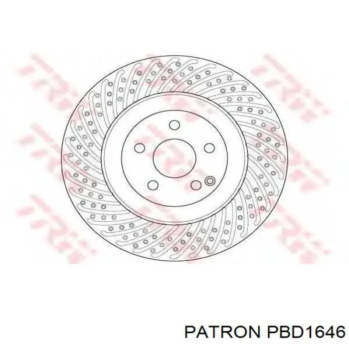 PBD1646 Patron freno de disco delantero