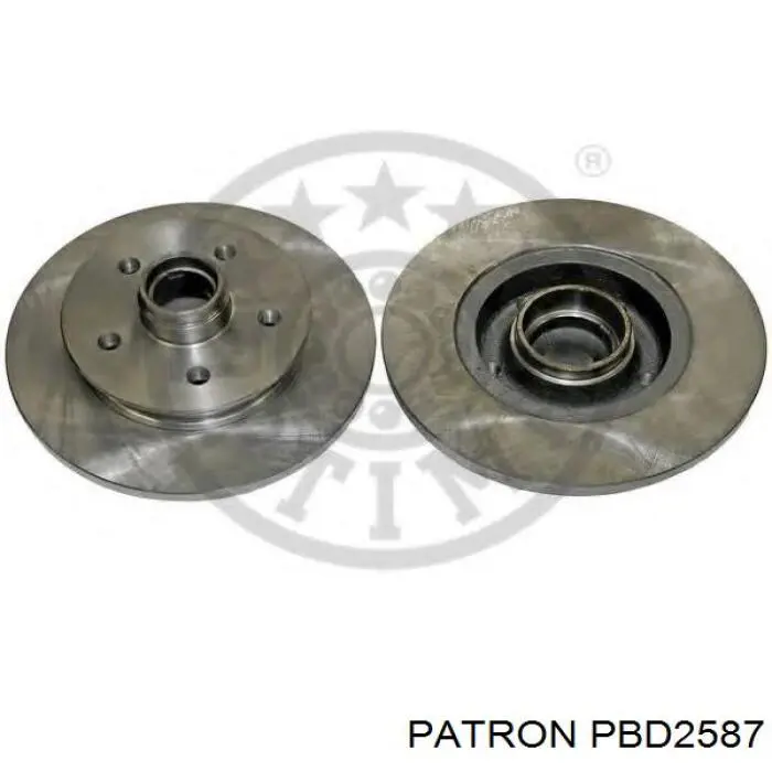 PBD2587 Patron freno de disco delantero