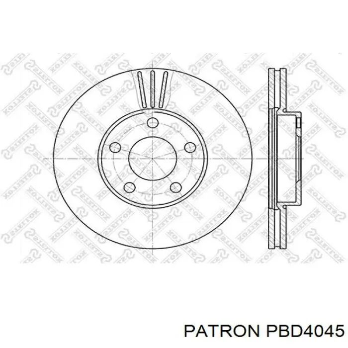 PBD4045 Patron freno de disco delantero