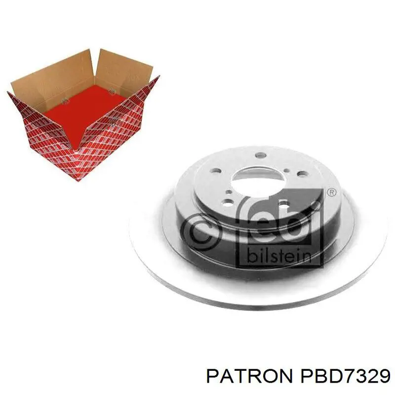 PBD7329 Patron disco de freno trasero