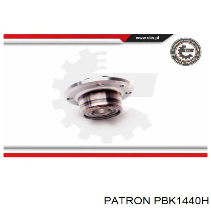 PBK1440H Patron cubo de rueda trasero