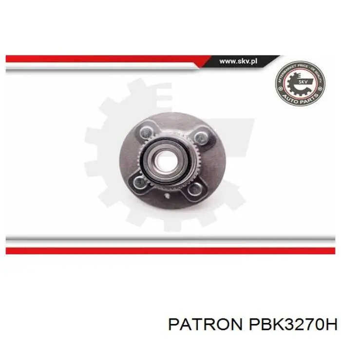 PBK3270H Patron cubo de rueda trasero