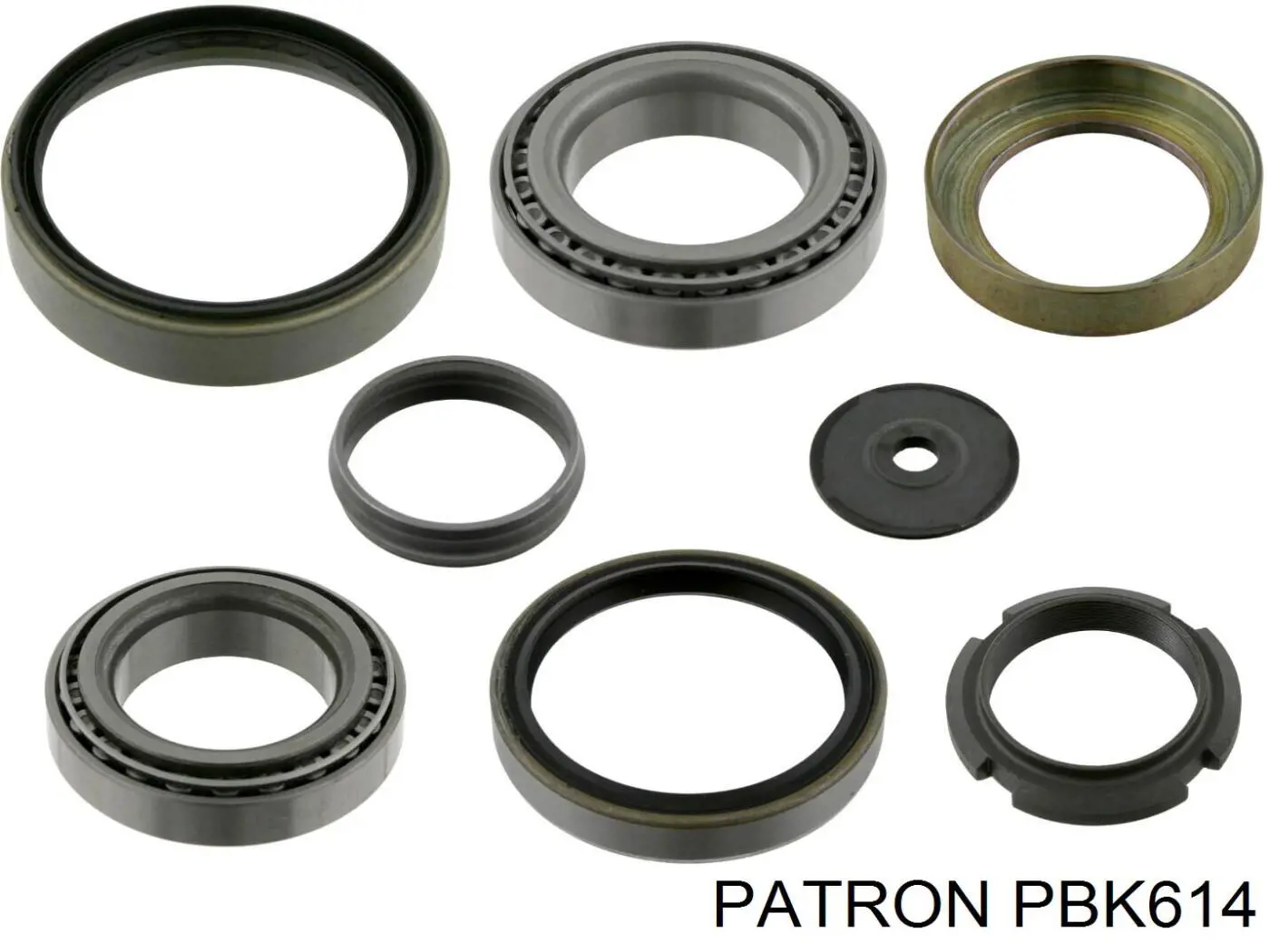 PBK614 Patron cojinete de rueda trasero