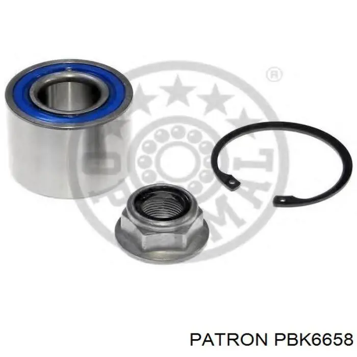 PBK6658 Patron cojinete de rueda trasero