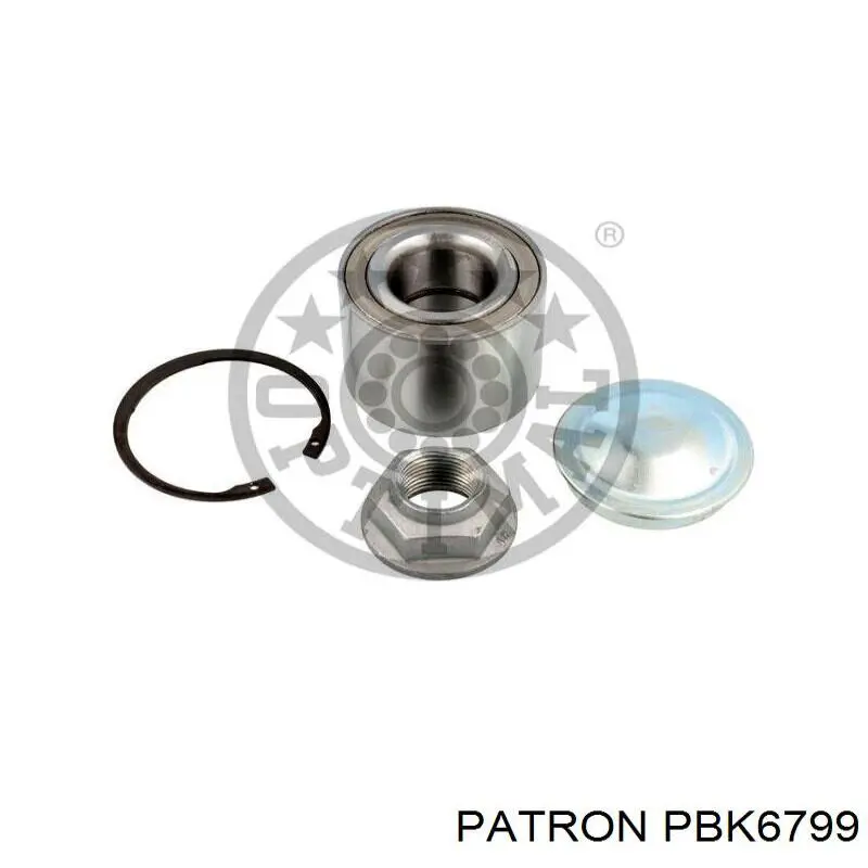 PBK6799 Patron cojinete de rueda trasero