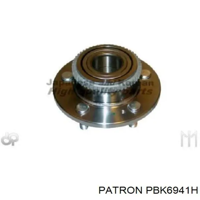 PBK6941H Patron cubo de rueda trasero