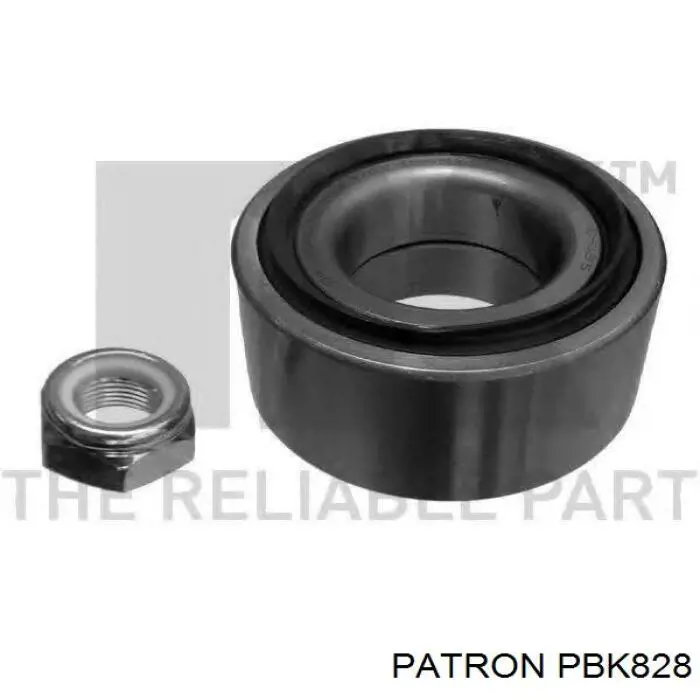 PBK828 Patron cojinete de rueda trasero