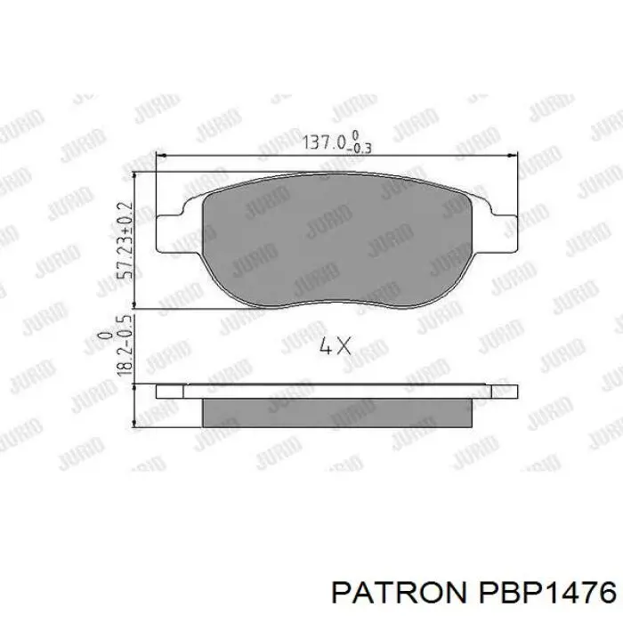 Pastillas de freno delanteras Citroen C3 1 FC