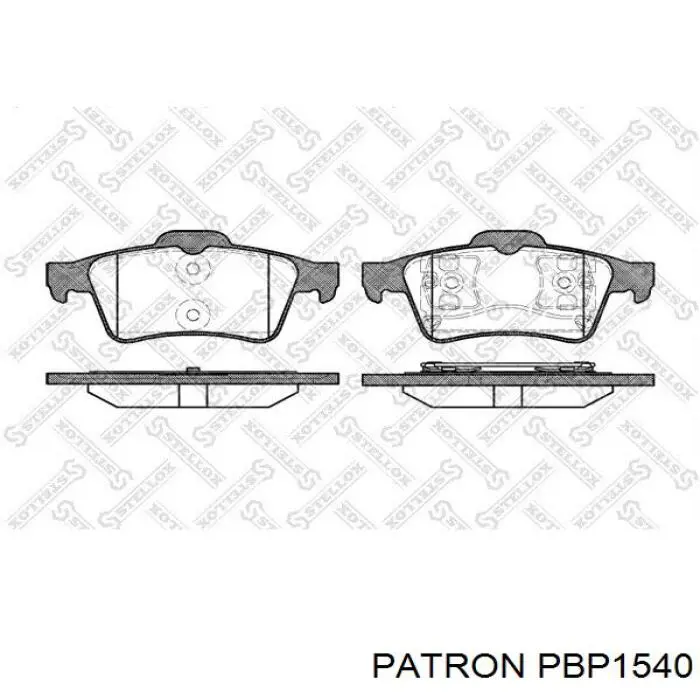 Pastillas de freno traseras Renault Espace 4 JK0