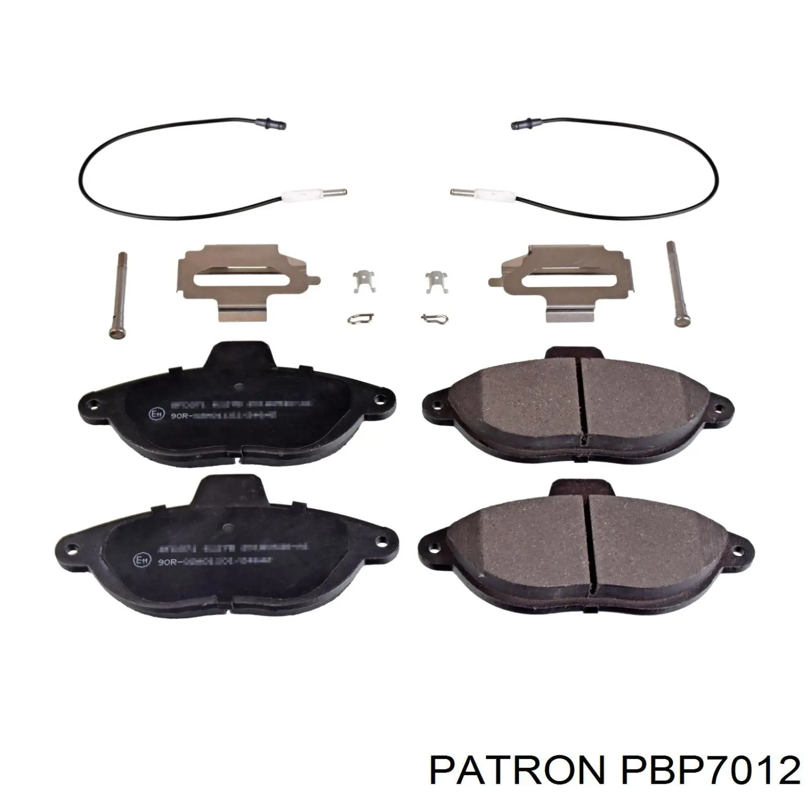 PBP7012 Patron pastillas de freno traseras